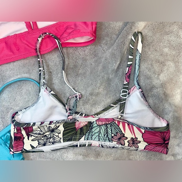 3 pc Bundle of 2 Zara & 1 Ardene Girls Bikini Tops Unused, no Bottoms Sz 9-10 - Picture 11 of 12